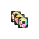 Ventiladores aRGB 120mm Corsair RS120-R - Pack de 3 Negro