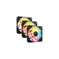 Ventiladores aRGB 120mm Corsair RS120-R - Pack de 3 Negro