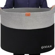 Cesta extragrande de algodón para ropa y juguetes XXXL