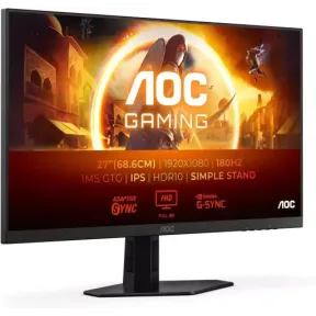 Monitor AOC 27" FHD 180Hz para Gaming