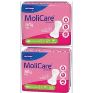 Discretas almohadillas para mujeres con incontinencia leve