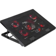 Refrigeradora para PC con 5 Ventiladores y LED Roja