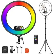 Anillo Luminoso RGB NEEWER 18" con Trípode y Control Remoto