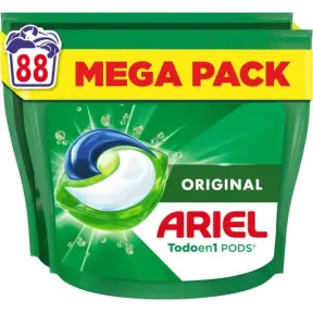 Cápsulas Ariel Todo En 1 PODS: 88 Detergente Líquido