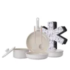 Batería Beige de Cocina CARREFOUR HOME - 12 Piezas