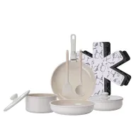 Batería Beige de Cocina CARREFOUR HOME - 12 Piezas