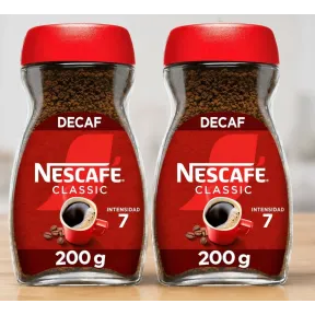 Nescafé Classic Descafeinado 2x200g, 10,36€ - 25,90€kg