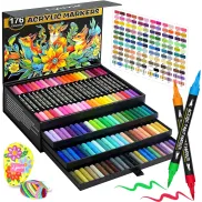 Set de Rotuladores Acrílicos en 176 Colores