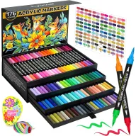 Set de Rotuladores Acrílicos en 176 Colores