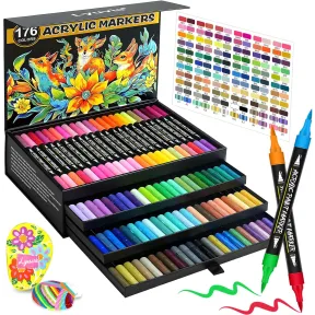 Set de Rotuladores Acrílicos en 176 Colores