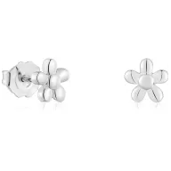 Pendientes de Plata para Mujer con Motivo Floral TOUS