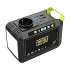 Generador solar portátil 88Wh con linterna LED y enchufe 230V