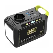 Generador solar portátil 88Wh con linterna LED y enchufe 230V