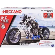 Juego de Construcción Meccano: Moto 5 Modelos y 174 Piezas