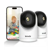 Cámara de Seguridad Domo 360° 2K con Detección de Movimiento