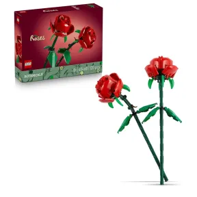Rosas Rojas LEGO Botanicals - Flores Artificiales para Mamá