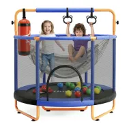 Trampolín Infantil con Red de Seguridad para Niños