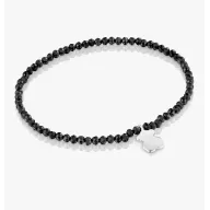 Pulsera TOUS de Espinela y Oso de Plata para Mujer, 17cm