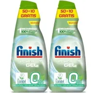 Detergente Gel Lavavajilla Ecológico Finish Power Gel 120 Dosis