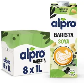 Bebida Vegetal de Soja Barista Alpro 8x 1L