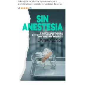 Edición Papel del Libro: SIN ANESTESIA