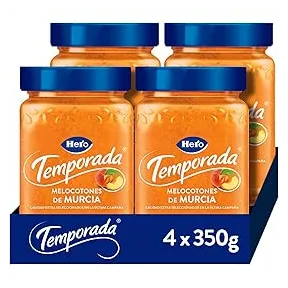 Mermelada de Melocotón Hero: 8 Frascos de Temporada