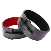 Cinturón Profesional de Cuero PU para Pesas y Soporte Lumbar