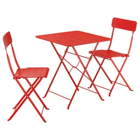 Mesa y 2 sillas plegables SUNDSÖ para exterior, 7 colores