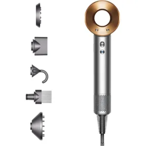 Secador Dyson Supersonic 1600W con 5 accesorios y 3 temperaturas