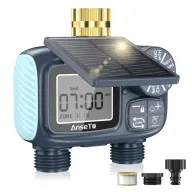 Controlador Solar Ecológico para Riego en Jardín y Huerto