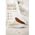 Zapatillas Knu Skool de piel Beige - VANS