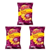 Ruffles Jamón y Patatas Fritas, bolsa familiar 245 gr
