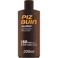 PIZ BUIN Loción Solar FPS 50 para Piel Sensible (200 ml)