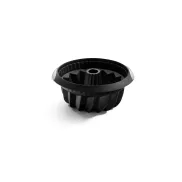 Molde hondo de silicona Savarín 22 cm, color negro Lékué