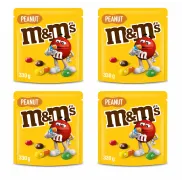 4 Paquetes de Snack M&M's Cacahuete de Chocolate ¡2,91€!