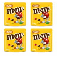 4 Paquetes de Snack M&M's Cacahuete de Chocolate ¡2,91€!