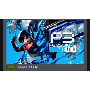 Reload de Persona 3 en Steam