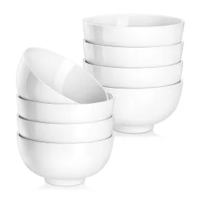 Juego de 8 Cuencos de Porcelana MALACASA para Cereal