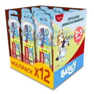 Cepillos de dientes Kids Bluey 12 x 2 para edades 2-5 años