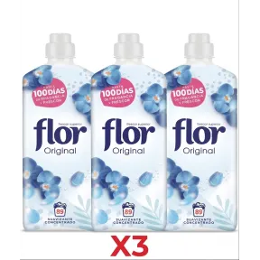 Suavizante Concentrado X3 Flor Original, 89 lavados