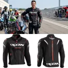 Chaqueta IXON Jackal Racing | Cuero Perforado | Tallas S, M, L