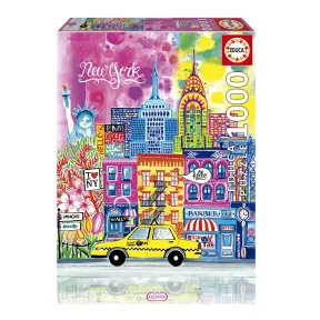Puzzle de 1000 Piezas Educa - Nueva York | Car Pintos