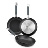 Sartenes Master de aluminio forjado, set 3 piezas 20-24-28 cm