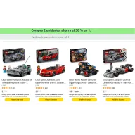 Speed Champions Lego: Delorean, F1 y Ferrari al 50% en 2ª unidad