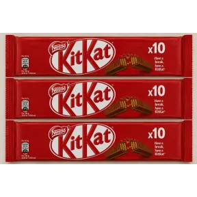 KitKat chocolate con leche pack ahorro 3x10 barritas 415g