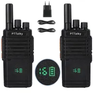 Walkie Talkies PTTalky PR2 Plus, 16 Canales Largo Alcance