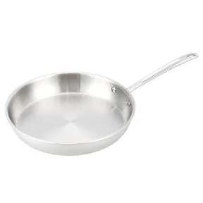 Sartén de 30 cm Amazon Basics, acero inoxidable Tri Ply