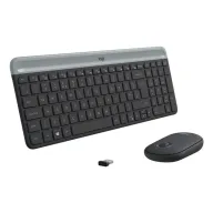 Teclado compacto y ratón inalámbrico Logitech 920-009204 US