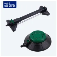 Riego con Aspersor Eficiente