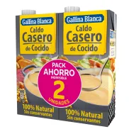 Pack de 2: 6L Gallina Blanca Caldo Casero 3x2 a 7,38€